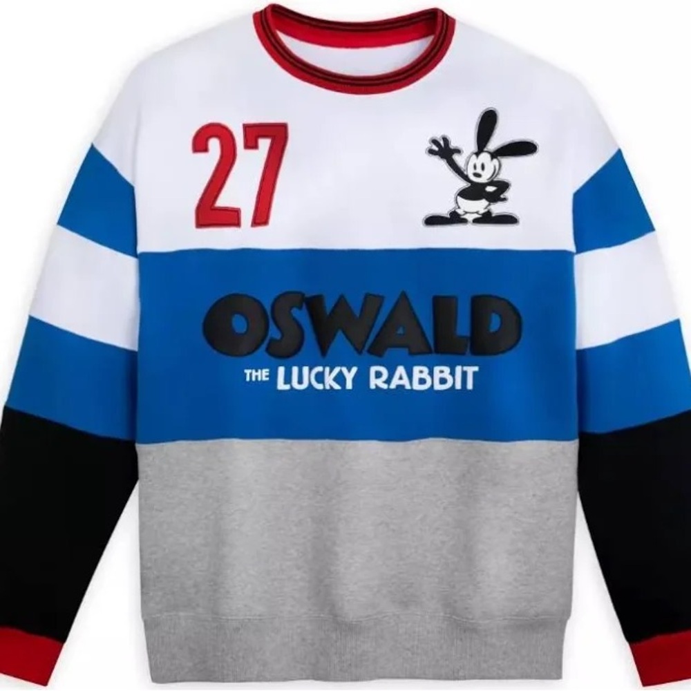 Oswald The Lucky Rabbit Striped Sweatshirt
